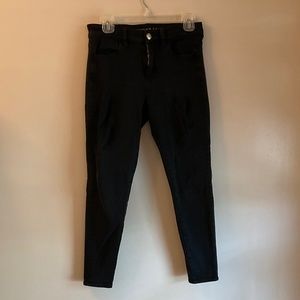American Eagle size 4 black high rise jegging